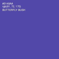 #5148AA - Butterfly Bush Color Image